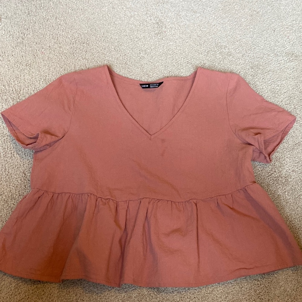 SHEIN v-neck blouse